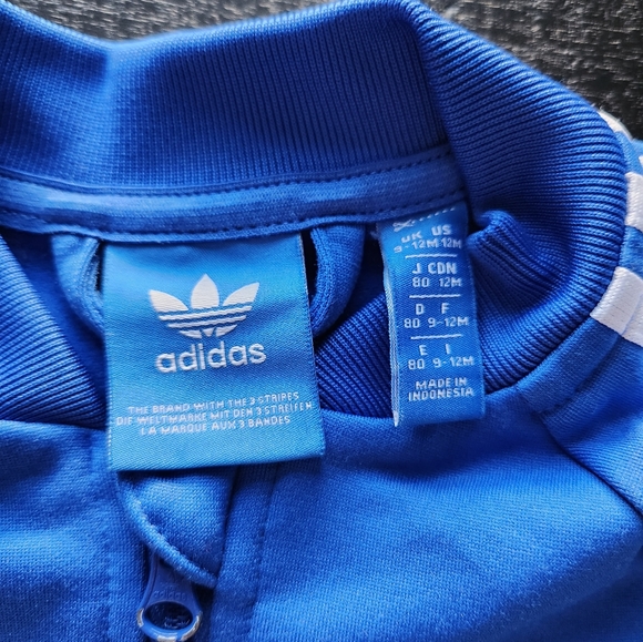 Adidas track jacket Size 9-12 months - Picture 4 of 6